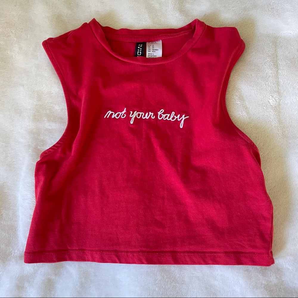 Not Your Baby Crop Top